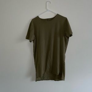 Olive green alphalete shirt